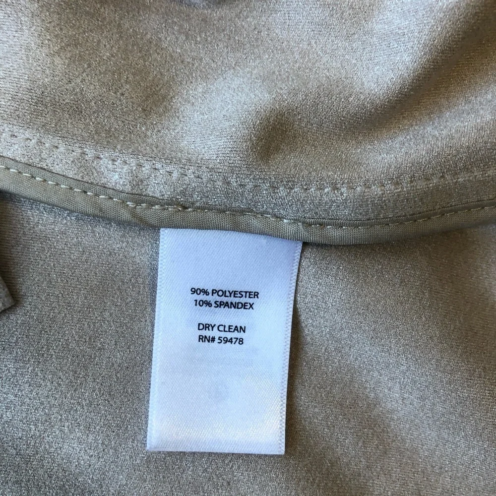 Artisan NY Beige Fringe Vest by Nordstrom size M - Picture 5 of 8